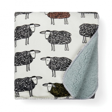 Logo trade promotional product photo of: VINGA Sheep GRS recycled PET pile blanket